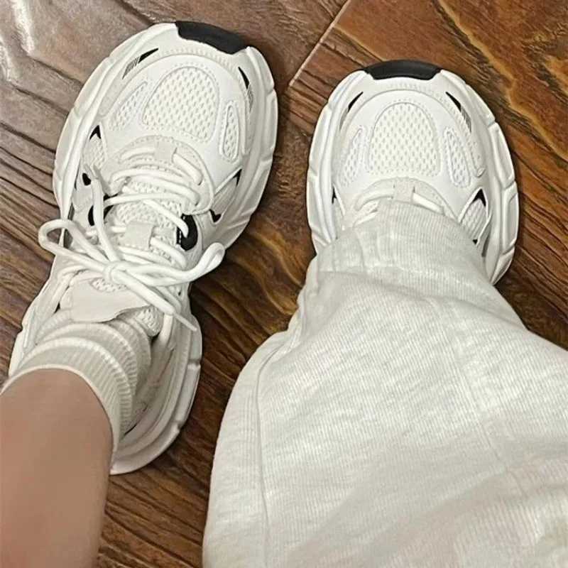sneakers wen trends 2024 summer Sneakers White Lace-Up Wens jogging Shoes platform Fem designer shoes zapatos de mujerC250325