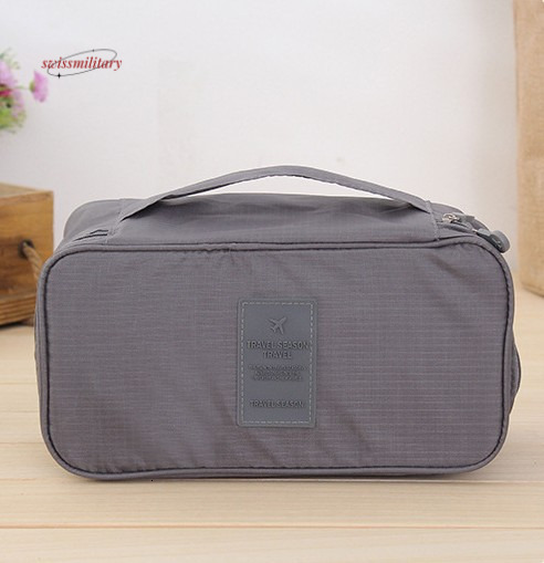 Korean second-generation travel bra bag, portable, classified, organized, and stored in a multifunctional underwear storage bag #6swissmilitary