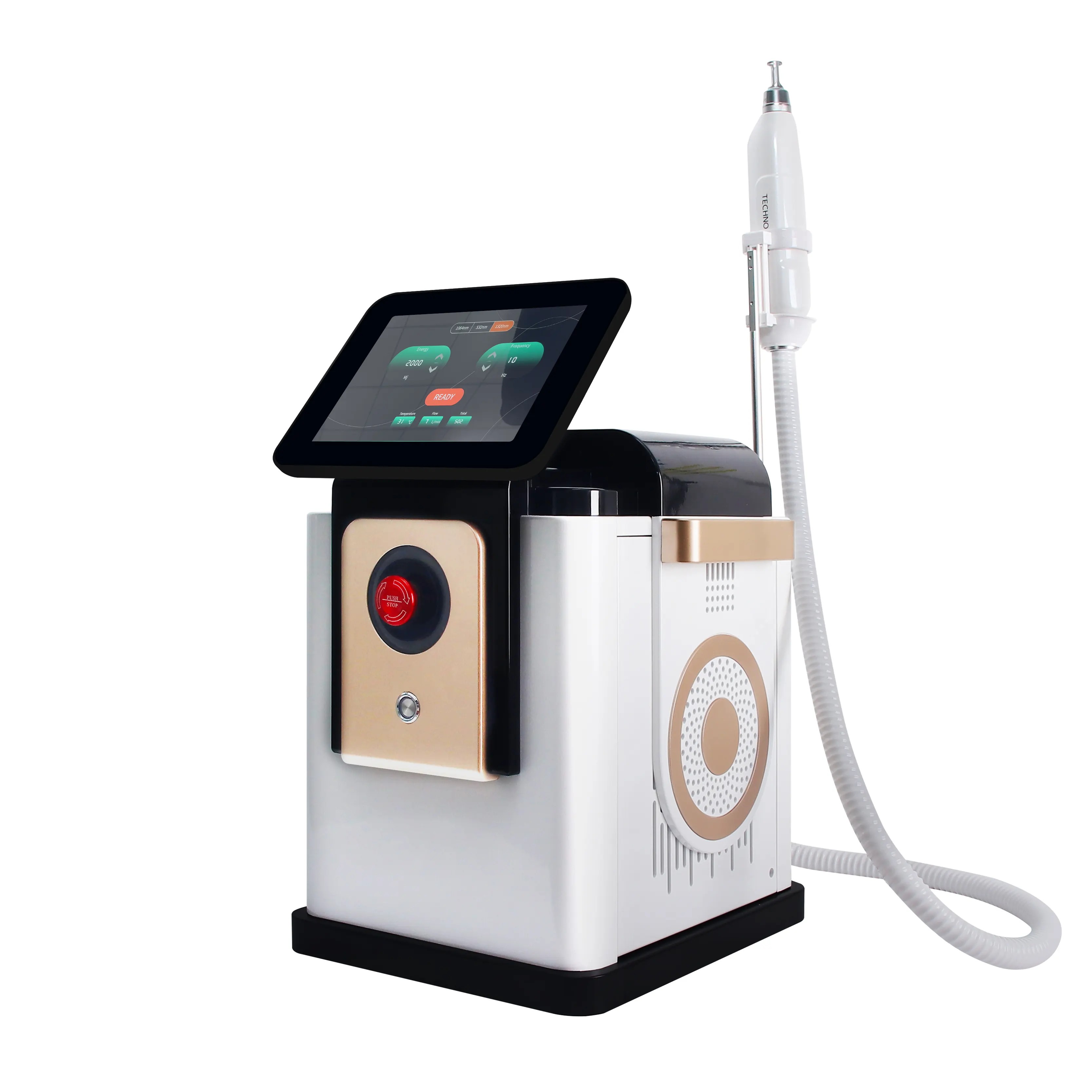 CE Approved Picosecond Laser Tattoo Removal Device Carbon Peel Whitening Pigment Removal Acne Treatment Pore Removal Beauty Equipment