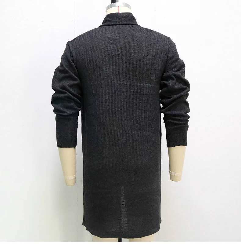 Mens Knitwear Cardigan Spring and Autumn Thin Loose Long Wool Jacket for Men W250524