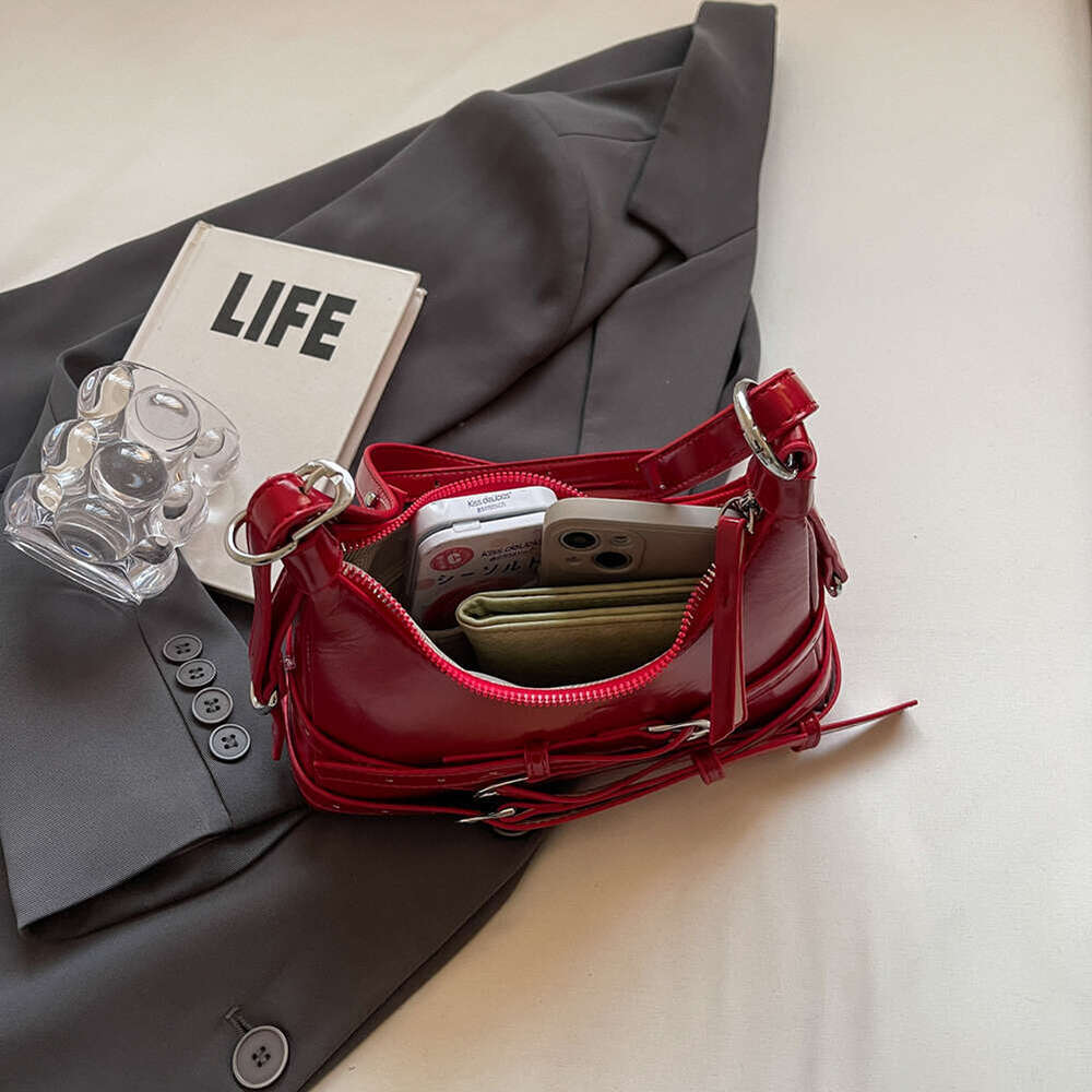 Women PU Trendy Crossbody Zip Closure Single Shoulder Large Capacity Casual Handbag Adjustable Strap Simple Satchel Bag