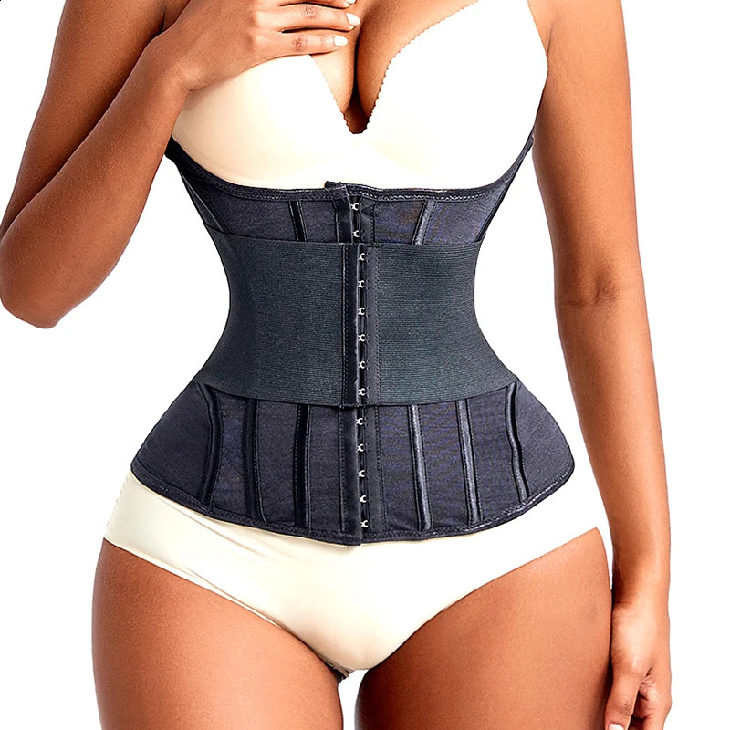 Slimming Sheath waist trainer model belt shape tight corset XXXS body shape fat compression Fajas Colombian girl tight corset 241120