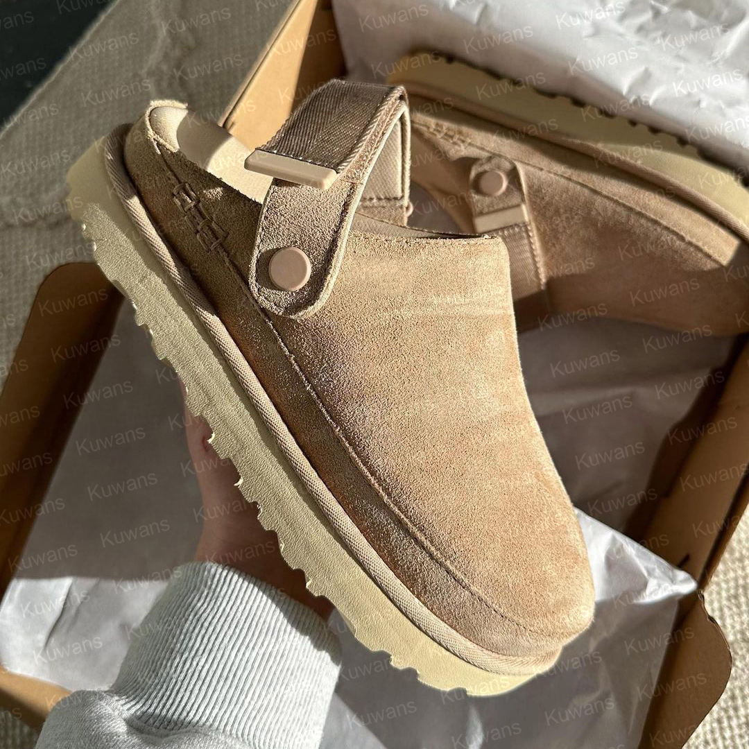 Designer Goldenstar Clog Slippers Clogs Hi Slides Dad Sandal Golden star Beach Women Men Tazz Tasman Fall Driftwood Chestnut Sand Winter Summer