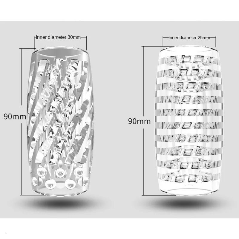 Transparent Male Masturbator Artificial Pussy Vaginal for Men Glans Sucking Penis Pump Spikes Exerciser Sex Toys for man 18 240419