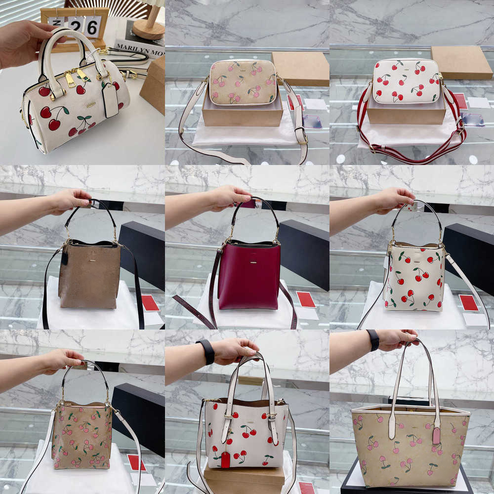 luxury bag crossbody designer bags cherry shoulder bag Fashion Letters Print shopping handbags purse travel messenger bags for women 230302