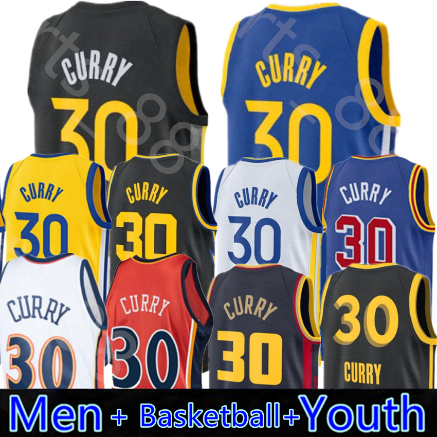 Stephen Curry, Klay Thompson, Chris Paul Draymond Green Men Stitched Breathadle Jersey-Gold Black Basketball Jersey