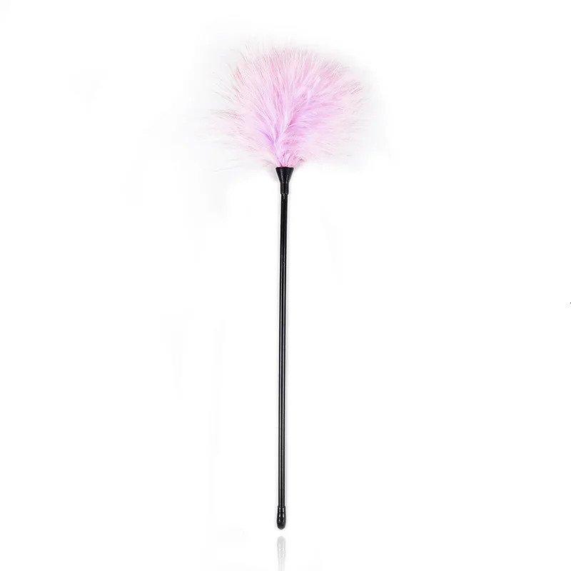 27CM Flirt Clit Tickler Whip Bird Feather Flogger Sex Toys Bondage Slave Erotic BDSM SM For Couples Porn Adult Games Sexi 240419