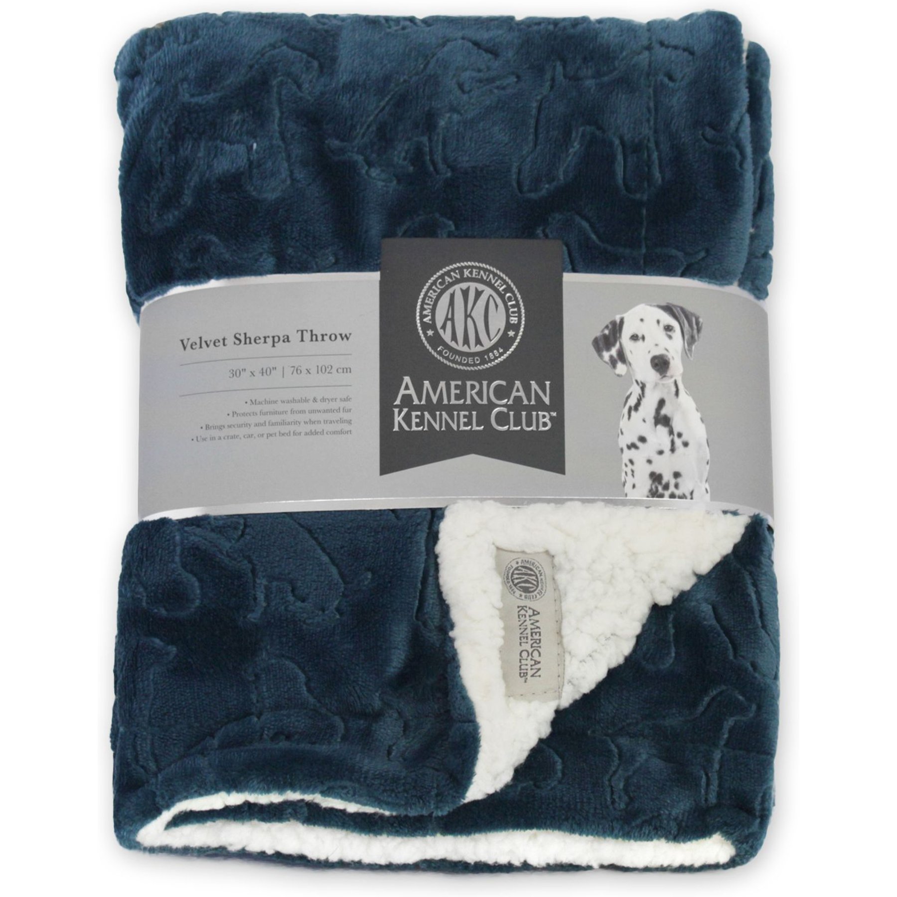 American Kennel Club AKC Embossed Dog & Cat Blanket