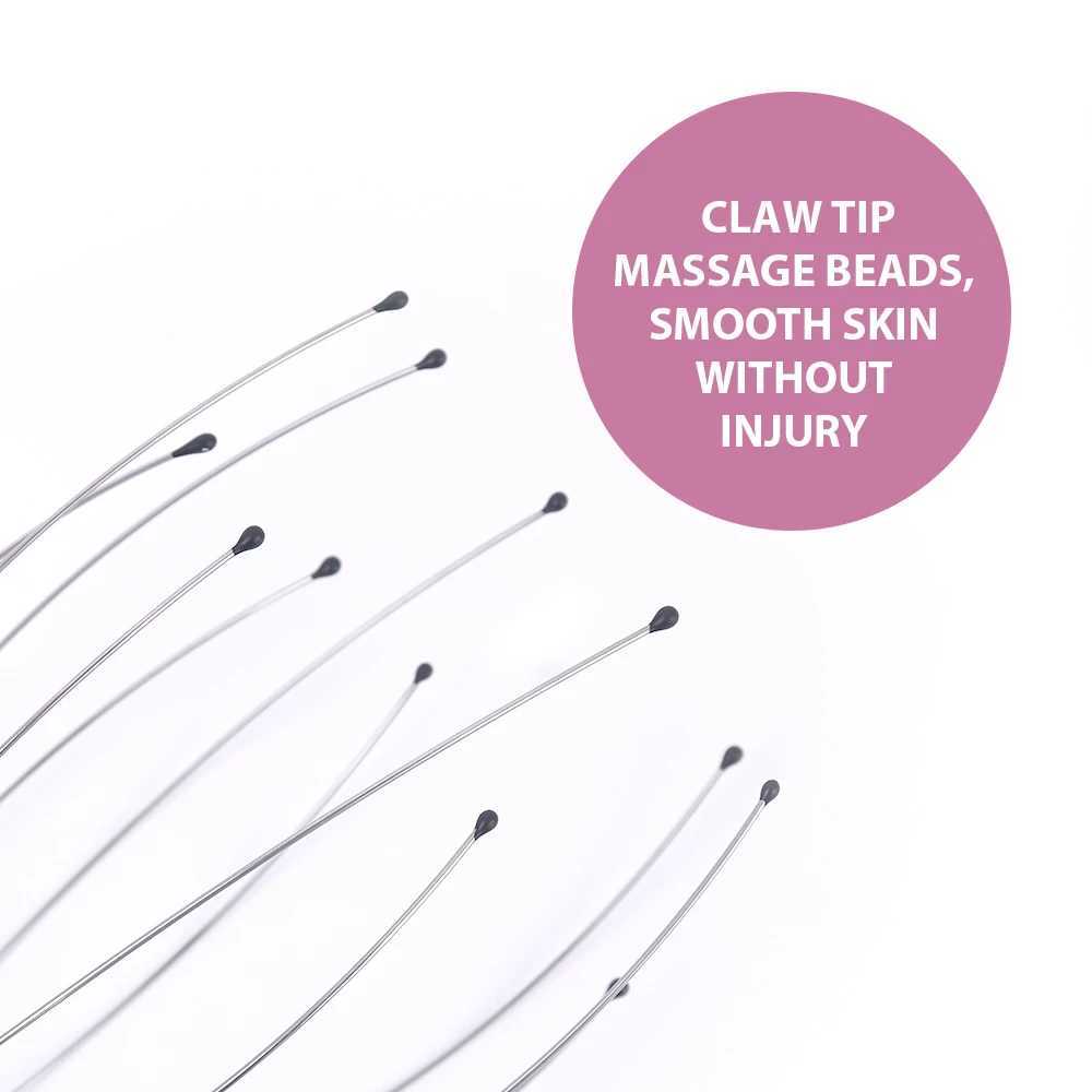 Electric Fish Head Massager for Scalp Relaxation Neck Body Relaxation Muscle Pain Relief Health Care Tool Automatic Metal Head Scalp Claw W241120