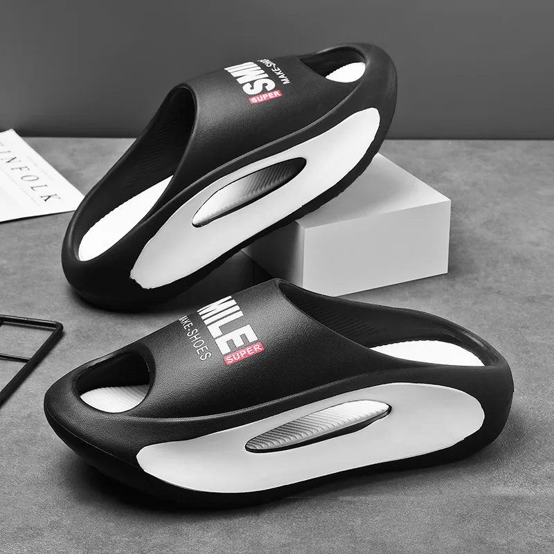 Summer Couple Thick Sole Feet Stepping Cool EVA Men's and Women's Sports Trendy Slippers fashion