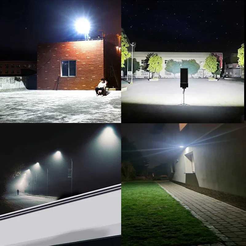 High Power Solar Lights Led Lights Outdoor Most Powerful Outdor Solar Lamp 3 Mode Remote Control Waterproof Garden Street Lamps zyc241120