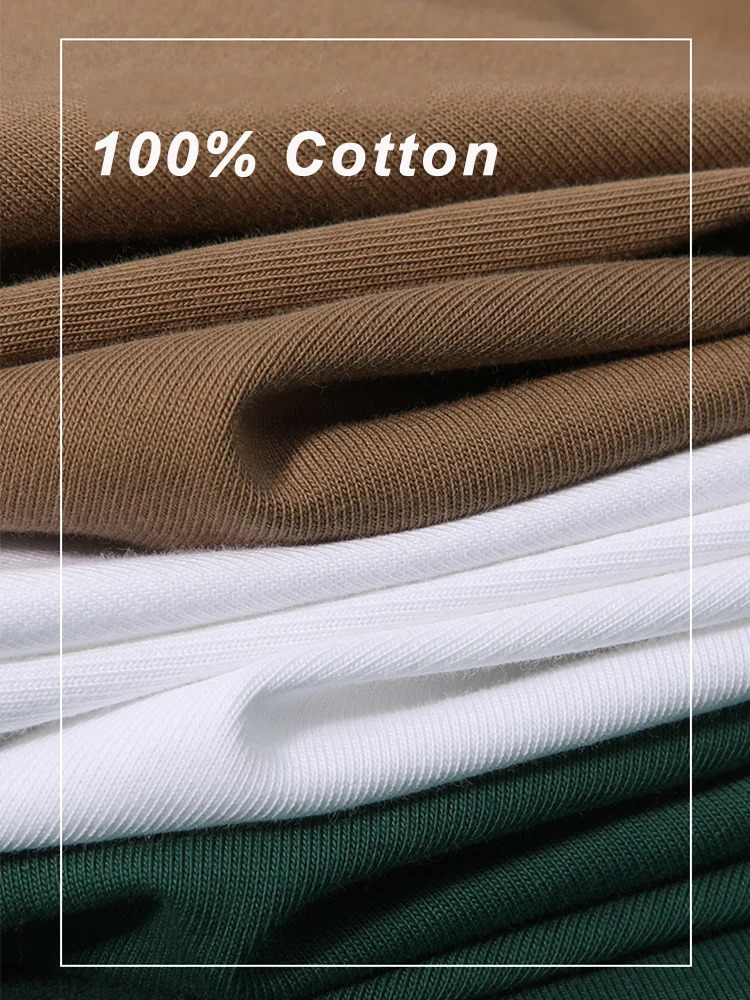 300gsm Heavy Cotton Summer T-shirts Men Korean Fashion O-Neck Short Sleeve Solid Color Casual Unisex Basic Tees Oversized Tshirt 240419