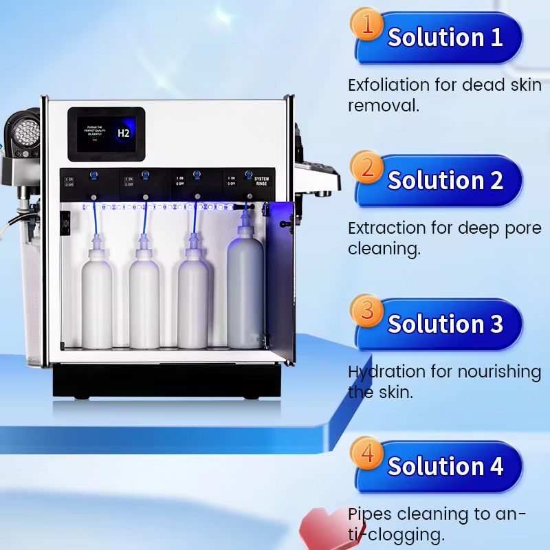Best H2O2 Beauty Oxygen Beauty Spa Dermabrasion Exfoliating Skin Moisturizing Deep Cleansing Beauty Beautydermabrasion Treatment Anti-acne Machine