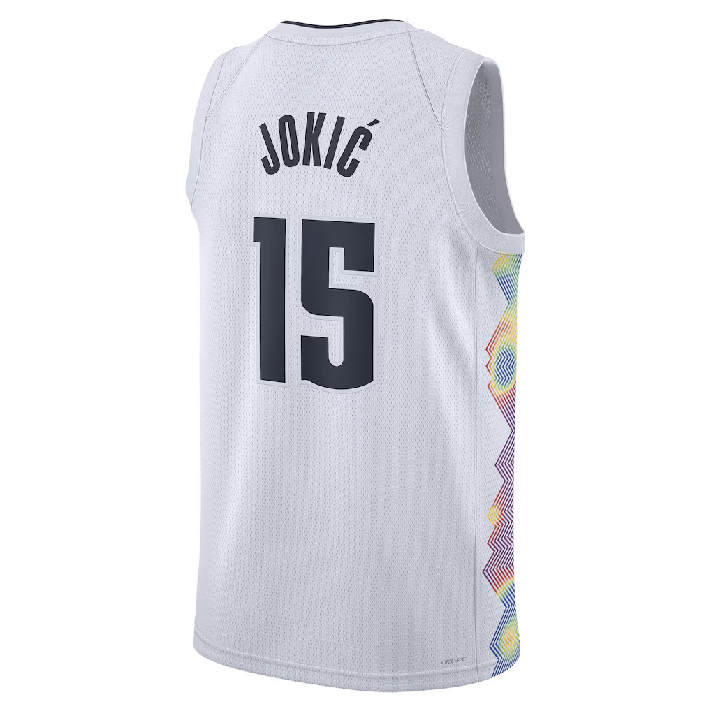 DEN Basketball Jerseys Jokic Nugget Aaron Gordon Jamal Murray Michael Porter jr Russell Westbrook Christian Braun Peyton Watson Dario Saric Custom Cit
