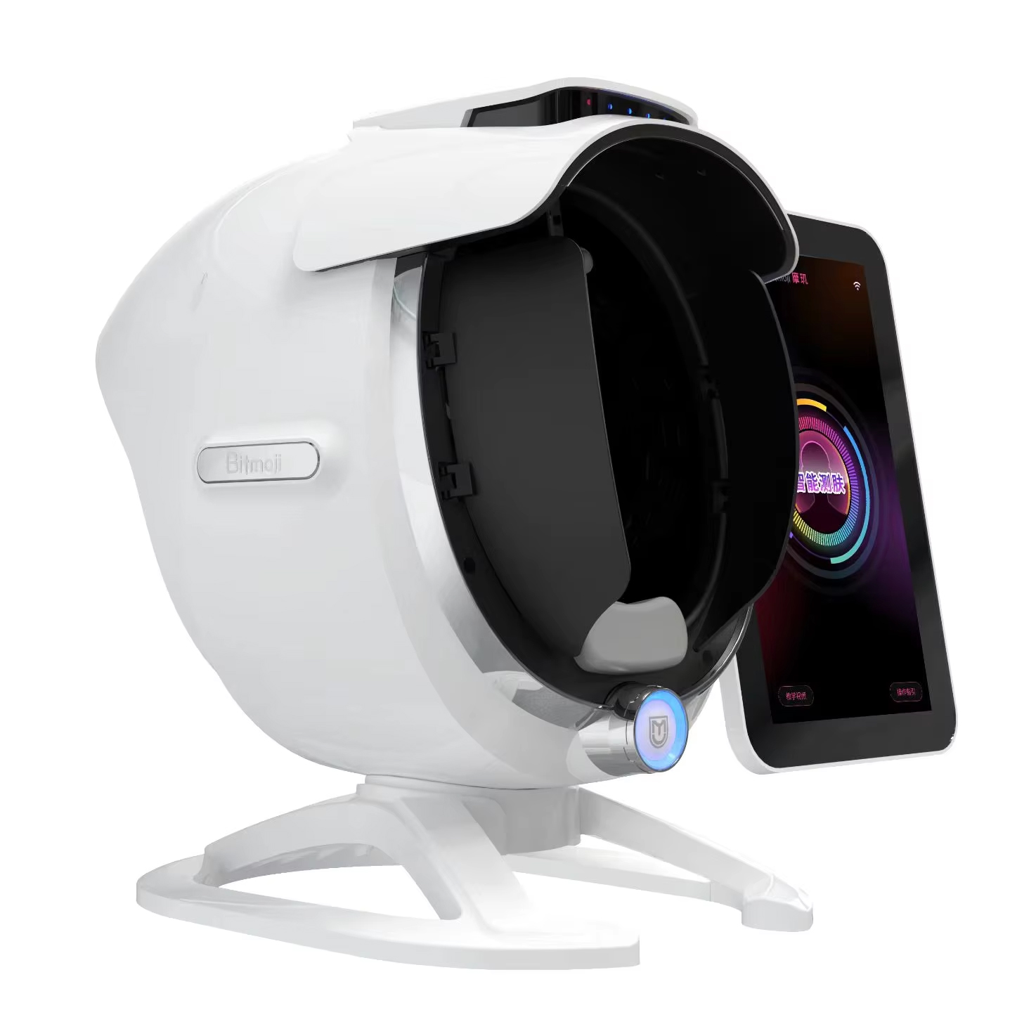 Professional 2 In 1 AI 3D Imaging Skin Analysis Health Problem Detection Wrinkle Acne Crinkle Pore Moisture Testing 36 Million Pixels Skin Detection M