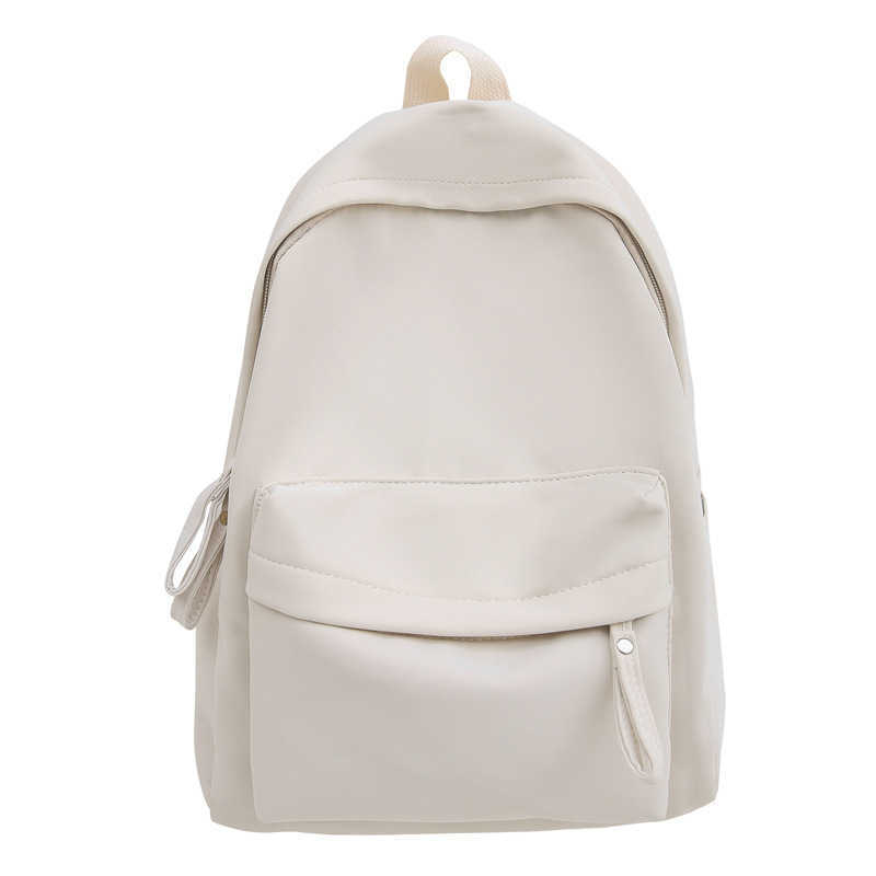 Junior High School High Beauty Backpack for Women Sweet and Fresh Solid Color Backpack Cute Campus Student Backpack 241120