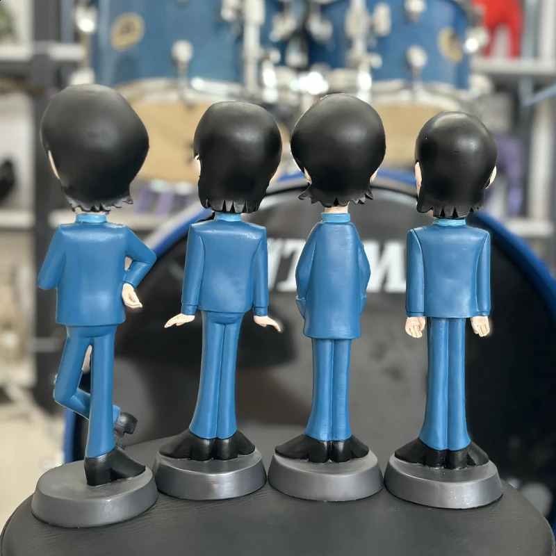 High Quality Classic Nostalgic Figure Resin The Beatle Sculpture Series Music Figurine Home Decor 241120
