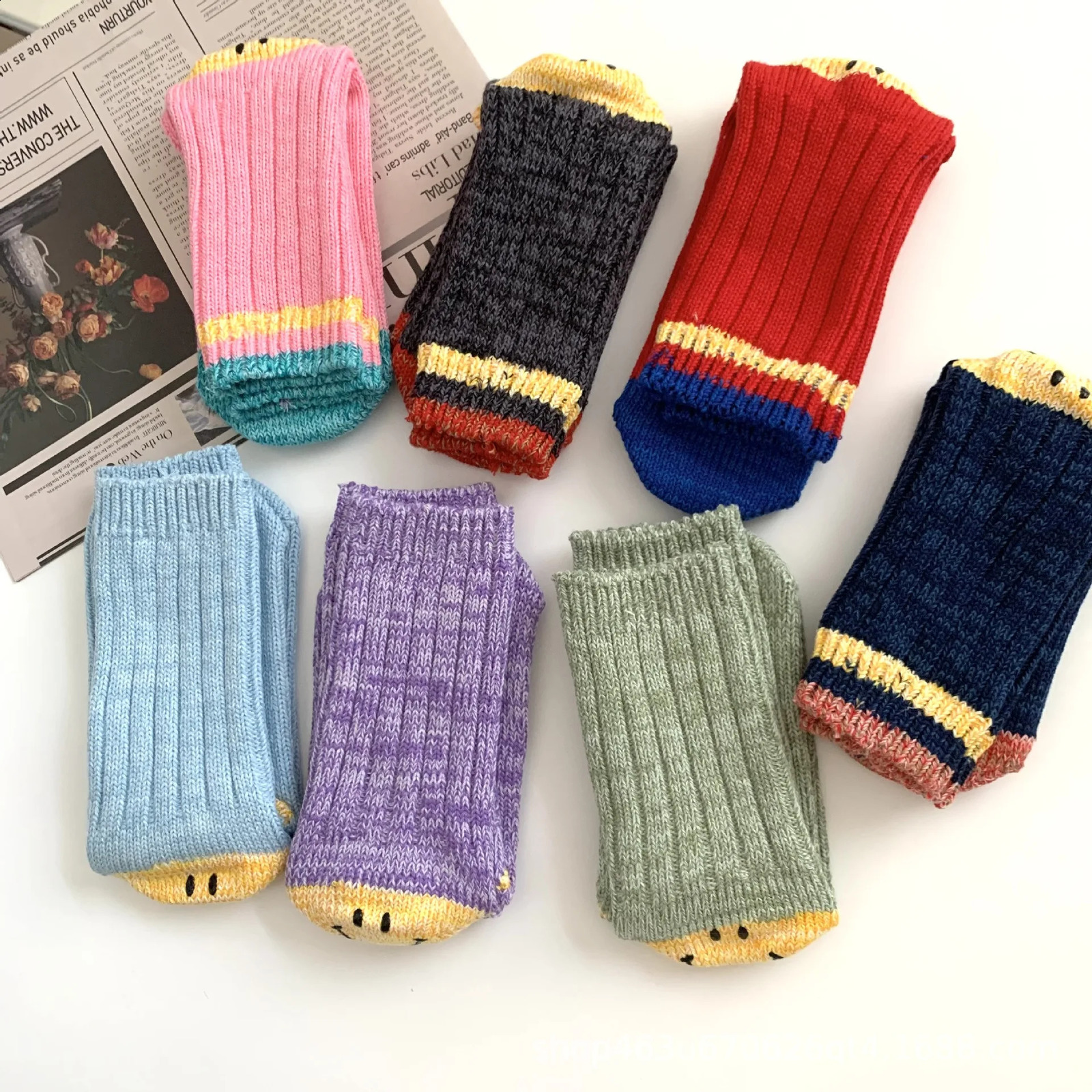 Sold by 3 pairs/lot-- Autumn and Winter Cotton Thick Thread Thickened Socks Men Women tube socks WZ01 241119