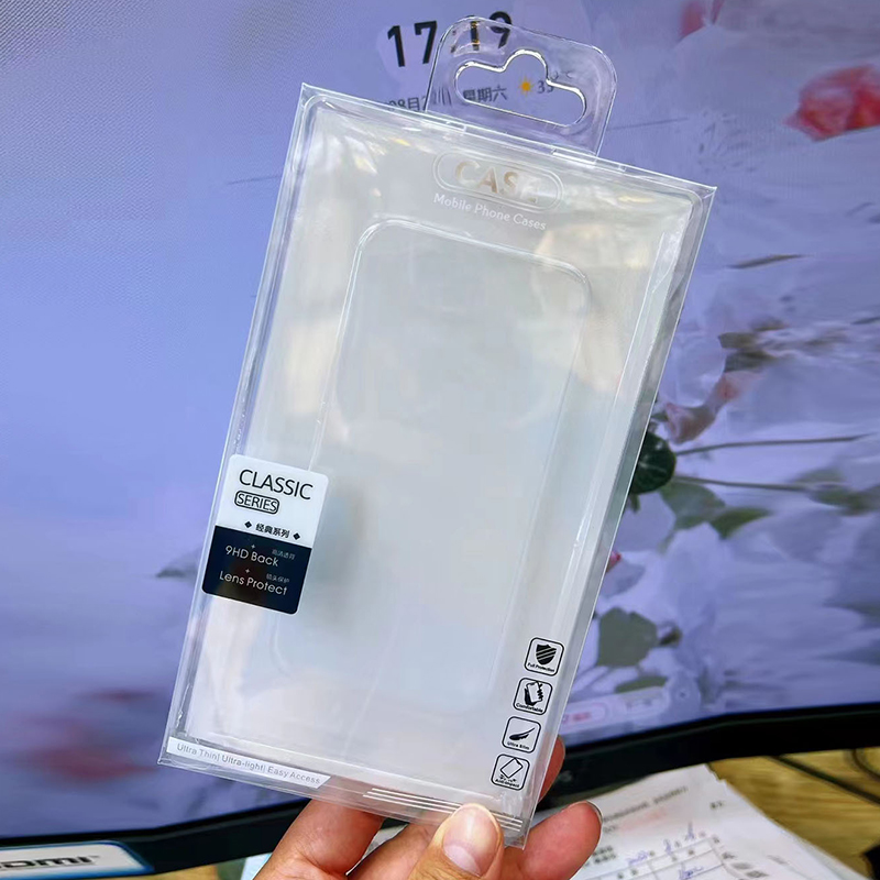 Universal Laser Blister PVC Plastic Empty Retail Package Box Packaging With Inner Insert For 6.7inch Mobile Phone Case iPhone 16 Pro Max 14 13 12 11 S