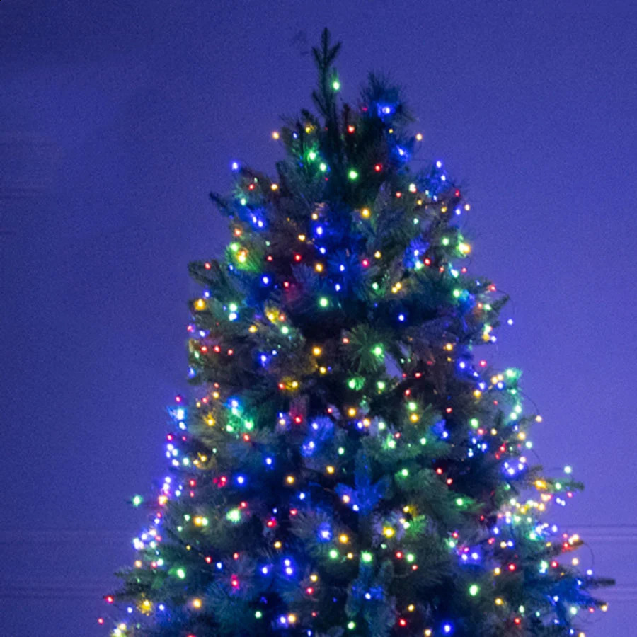 30m 50m 100m 200m Christmas Tree Copper String Light With Remote DC24V Green Copper Wire Fairy Light Wedding Party Garland Light 241119