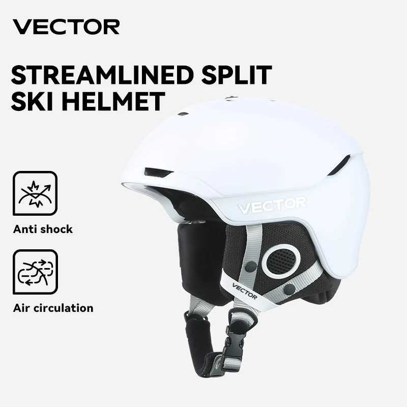 VECTOR Ski Helmet Mens Rovab Anti Collision Streamlined Split Ski Helmet W241120