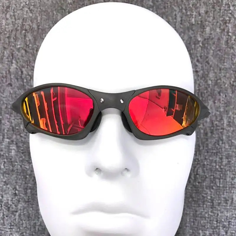 Mens Polarized Sunglasses Bicycle Glasses UV400 Fishing Sunglasses Metal Bicycle Goggles Bicycle Glasses Riding Glasses H8-2 241120