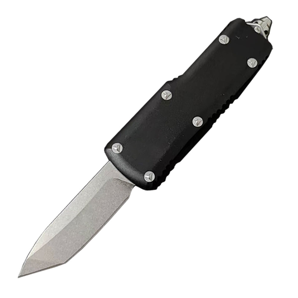 High End Small Tactical Knife D2 Stone Wash Blade CNC Aviation Aluminum Handle Outdoor EDC Pocket Gift Knives With Nylon Bag