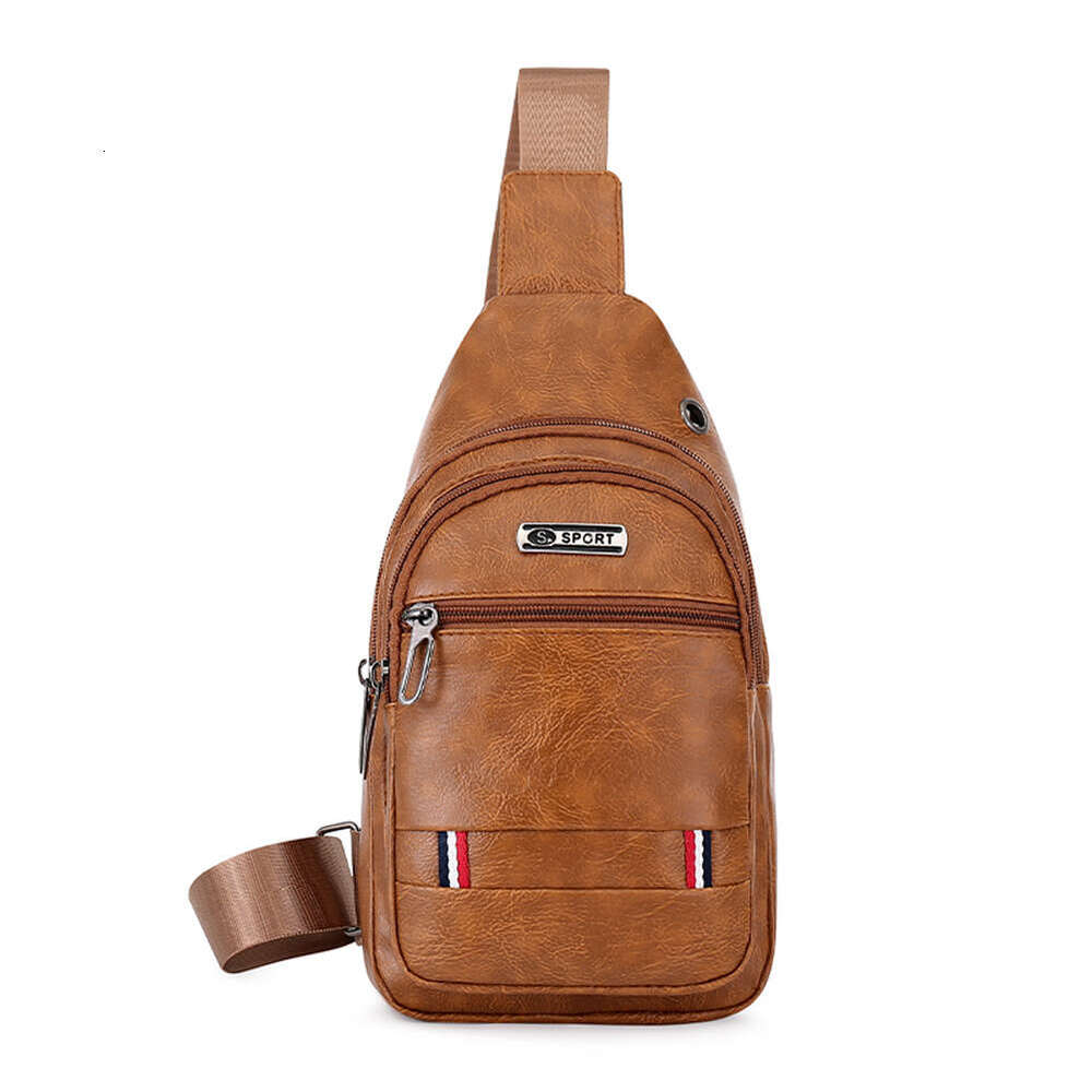 Fashion PU Leather Chest Pack Shoulder Anti-theft Waist Bag Fanny Money Travel Purse Phone Pouch Pocket