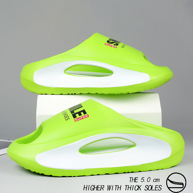 Summer Couple Thick Sole Feet Stepping Cool EVA Men's and Women's Sports Trendy Slippers fashion