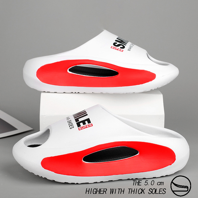 Summer Couple Thick Sole Feet Stepping Cool EVA Men's and Women's Sports Trendy Slippers fashion