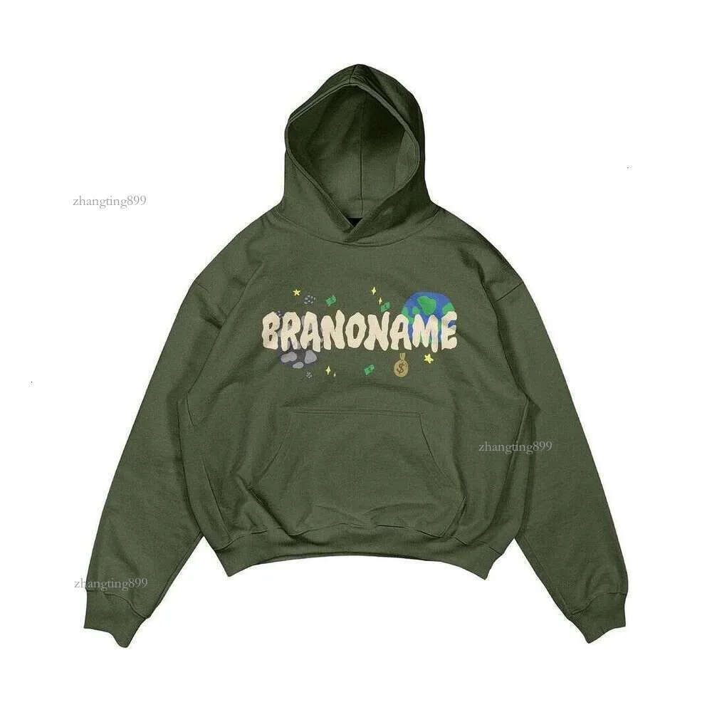 planet Alphabet print hoodie female Gothic style Ins loose sweatshirt male Y2K casual jacket ins trend hooded sweater new