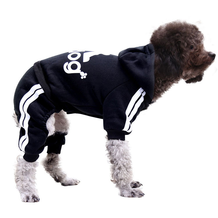 2025 New Pet Hoodies, High Quality Clothes, Outdoor Spring and Autumn Winter Dog Four Leg Clothing, Cute Pink jumpsuit, Free Shipping Wholesale