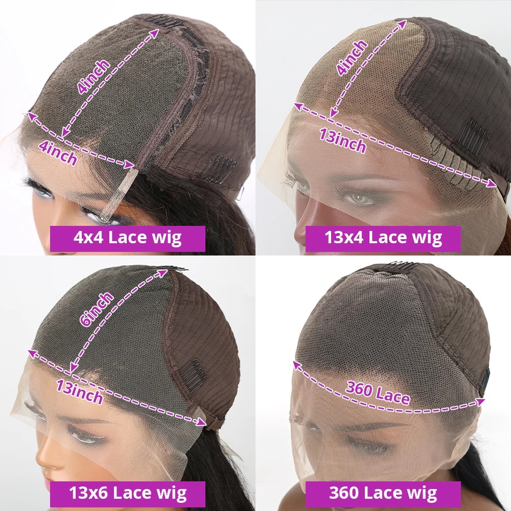 10A Water Wave Lace Front Wig 4x4 Lace Closure Wig Glueless 13x4 13x6 Hd Lace Frontal 360 Curly Human Hair Wigs for Women Preplucked