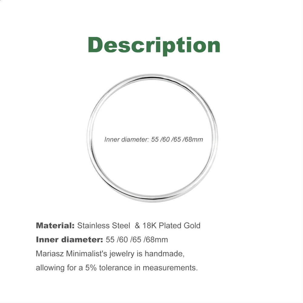 Fashionable stainless steel bracelet suitable for womens round minimalist elegance gold bracelet accessories jewelry 241120