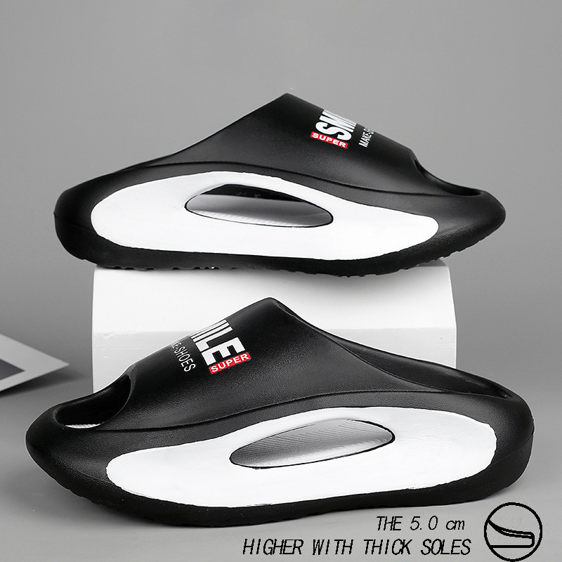 Summer Couple Thick Sole Feet Stepping Cool EVA Men's and Women's Sports Trendy Slippers fashion