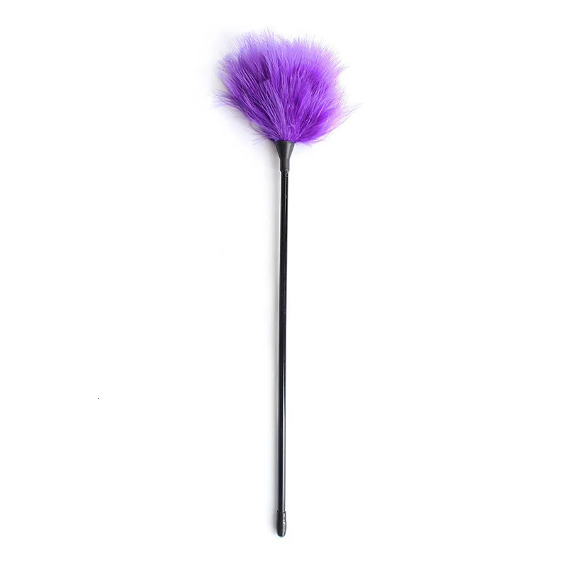 27CM Flirt Clit Tickler Whip Bird Feather Flogger Sex Toys Bondage Slave Erotic BDSM SM For Couples Porn Adult Games Sexi 240419