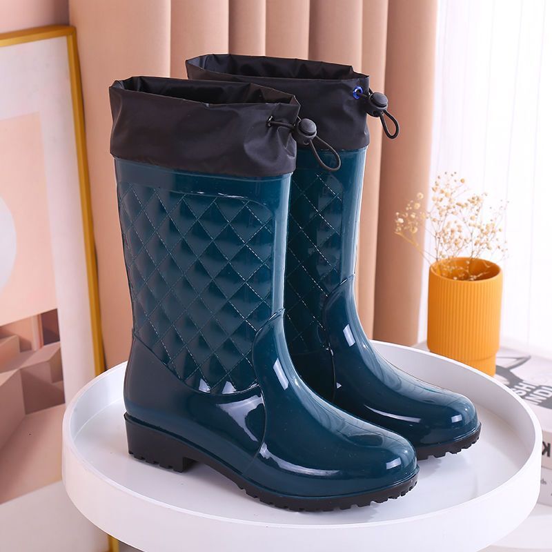 shukou water shoes for women anti slip midsole womens rain boots new rain boots for women adult water boots wearresistant midsole boots