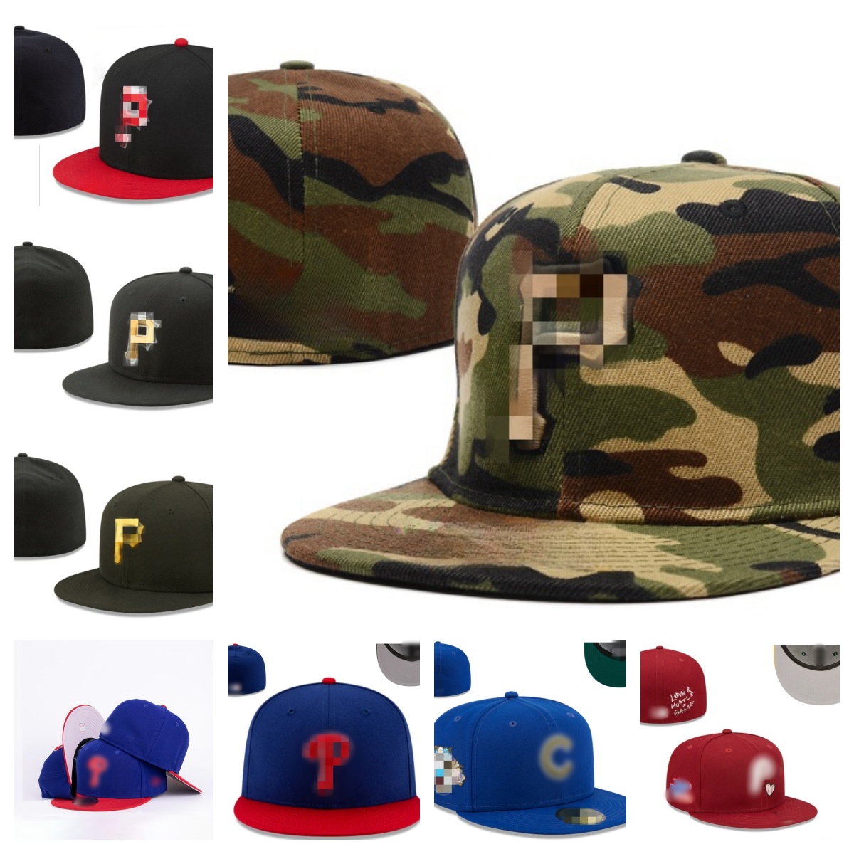 new designer size classic fitted hats baseball hats adult baseball team mens and womens fully closed fitted size gg1