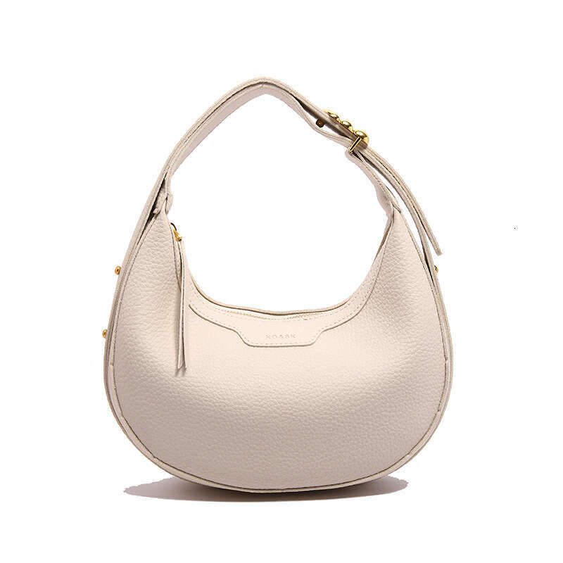 Korean niche half moon women's 2024 new versatile single shoulder crossbody saddle casual fashion crescent bag
