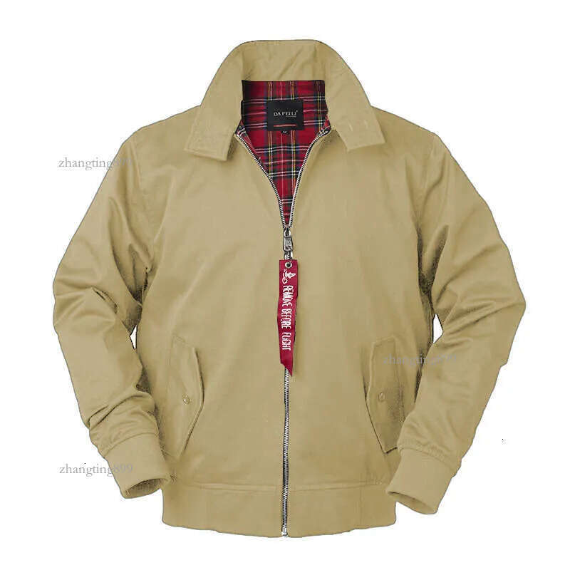 2024 Chamarras Para Hombre European Solid Classic Retro Vintage Bomber Jacket Men Windbreaker Streetwear Trendy Coats