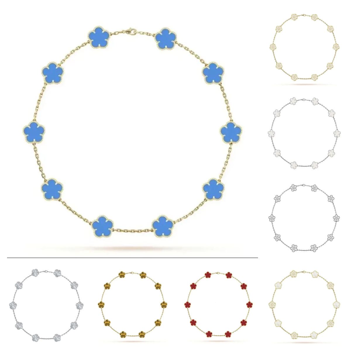 necklace jewelry designer necklace pattern necklace White Black Green 18K Gold Plated Stylish design necklaces designer designer jewelry women necklaces