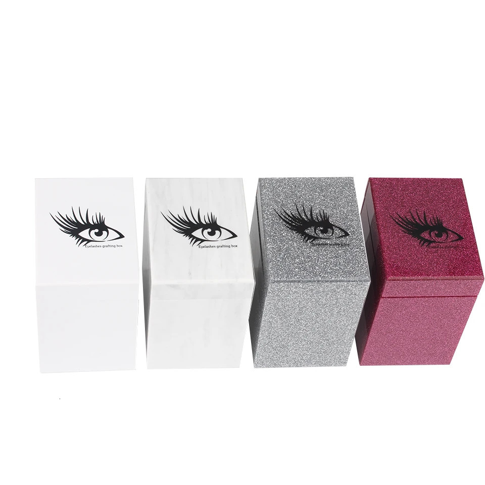 5 Layers Eyelash Storage Box 4 Colors Makeup Organizer Eyelash Pallet Lashes Holder Acrylic Display Stand Grafting Eyelash Tools 240407