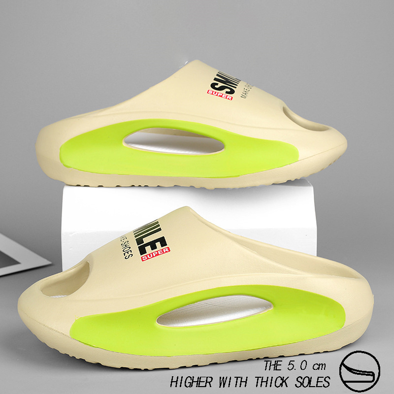 Summer Couple Thick Sole Feet Stepping Cool EVA Men's and Women's Sports Trendy Slippers fashion