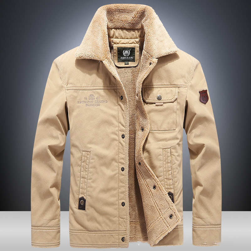New men's cotton-padded jacket men's long field explosive cotton-padded jacket m016