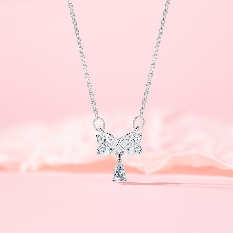 Stylish Stainless Steel Locket Chain with Floral Tassel Bow - Perfect for Daily Use