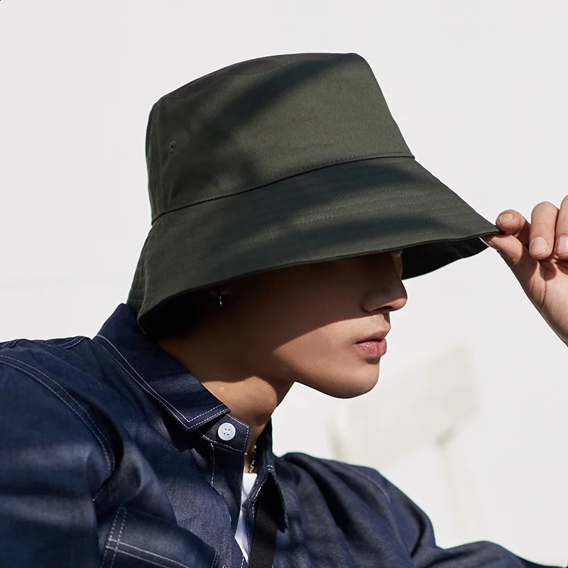 Lady Small Head Fishing Hat Male Wide Brim Panama Hats Men Cotton Plus Size Bucket Hat 54-56cm 56-58cm 55-59cm 58-60cm 60-63cm 241120