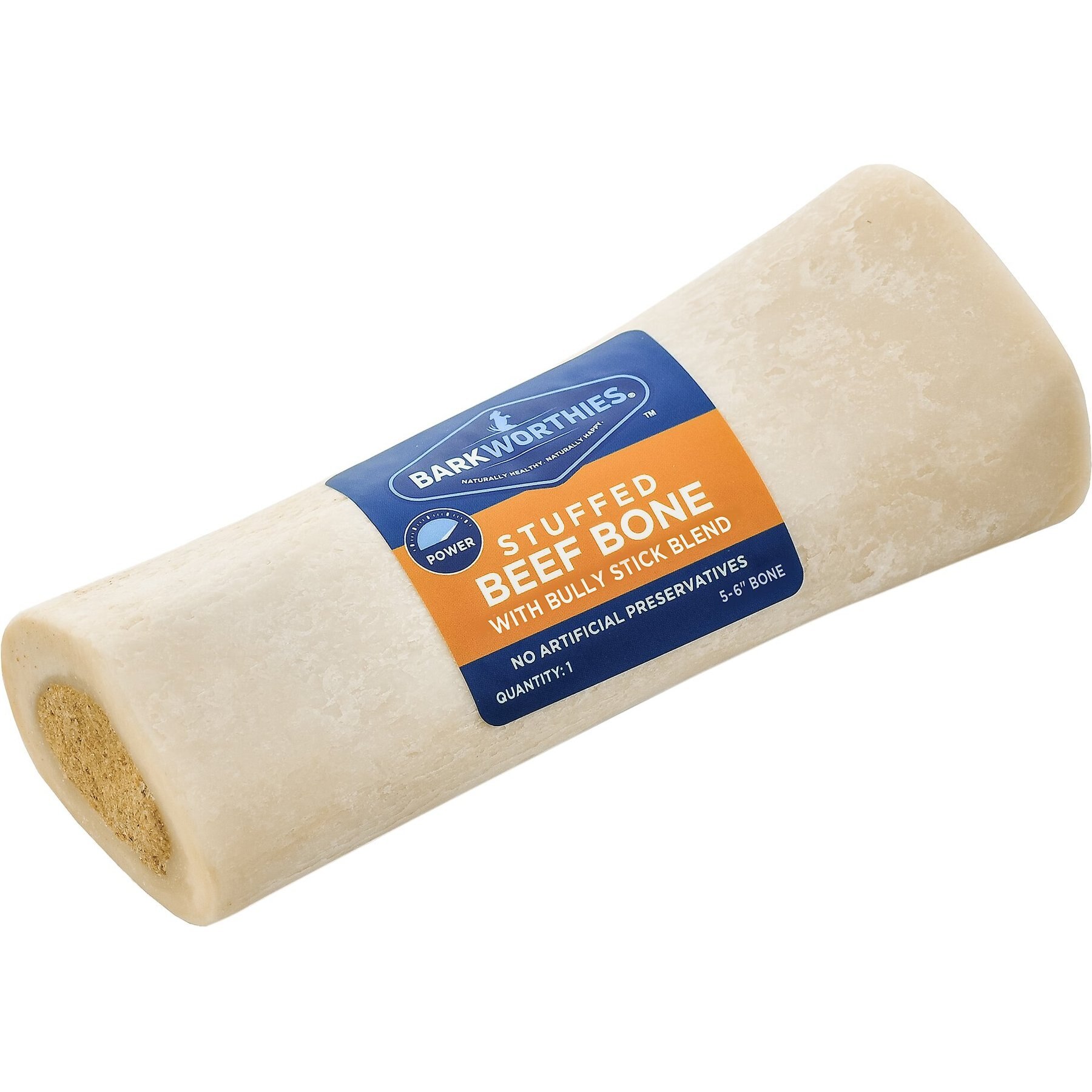 Barkworthies Large Stuffed Beef Shin Bone Dog Treat