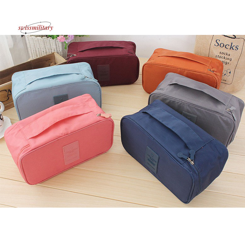 Korean second-generation travel bra bag, portable, classified, organized, and stored in a multifunctional underwear storage bag #6swissmilitary