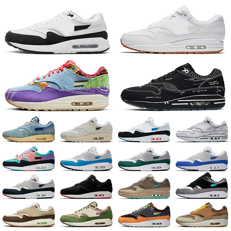 Designer 87 Running Shoes Men Women 87S Runner sneakers White Black Royal Blue Green Anthracite Bone Wild Violet Psychic Pink trainers outdoor sports 36-45