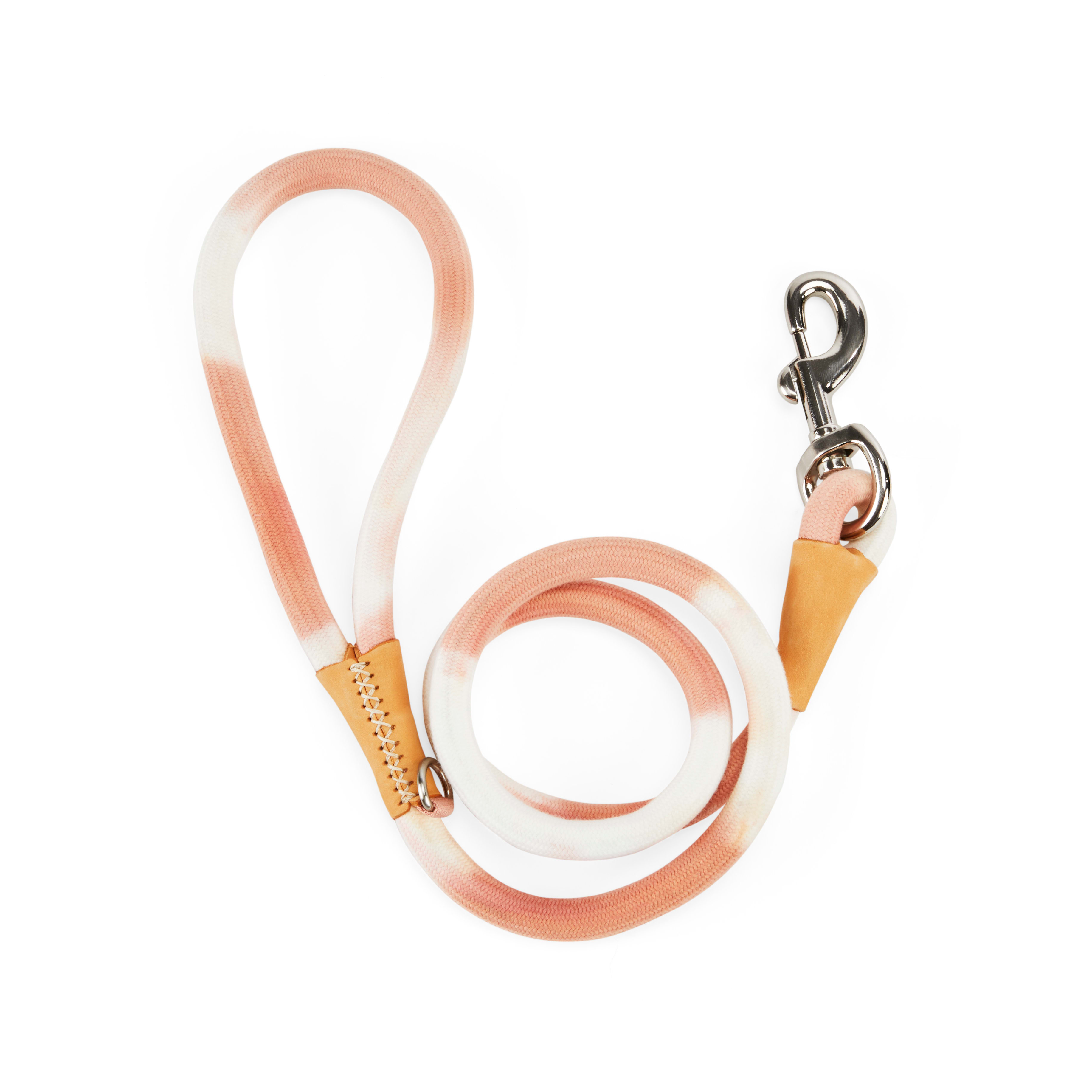 YOULY The Avant Garde Pink Tie-Dye Dog Leash, 4 ft.